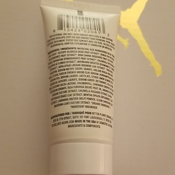 3for15 🐢*NEW* Travel size ACURE Facial Scrub - Picture 2 of 2